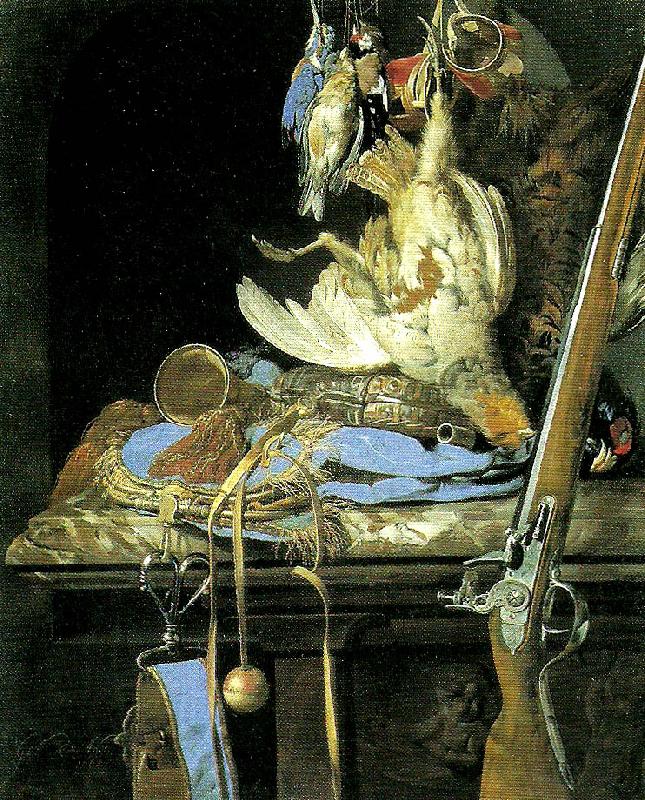 Aelst, Willem van stilleben med jaktredskap